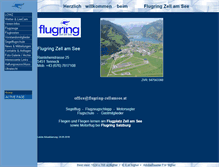 Tablet Screenshot of flugring-zellamsee.at